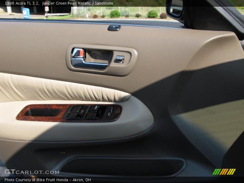 Juniper Green Pearl Metallic / Sandstone 1998 Acura TL 3.2