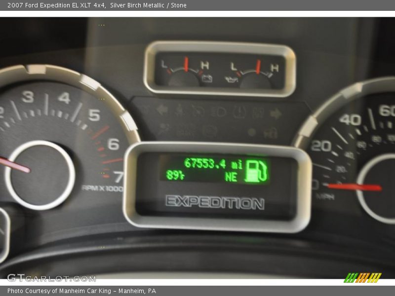 Silver Birch Metallic / Stone 2007 Ford Expedition EL XLT 4x4
