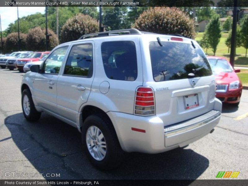 Silver Metallic / Black/Light Parchment 2006 Mercury Mariner Luxury 4WD