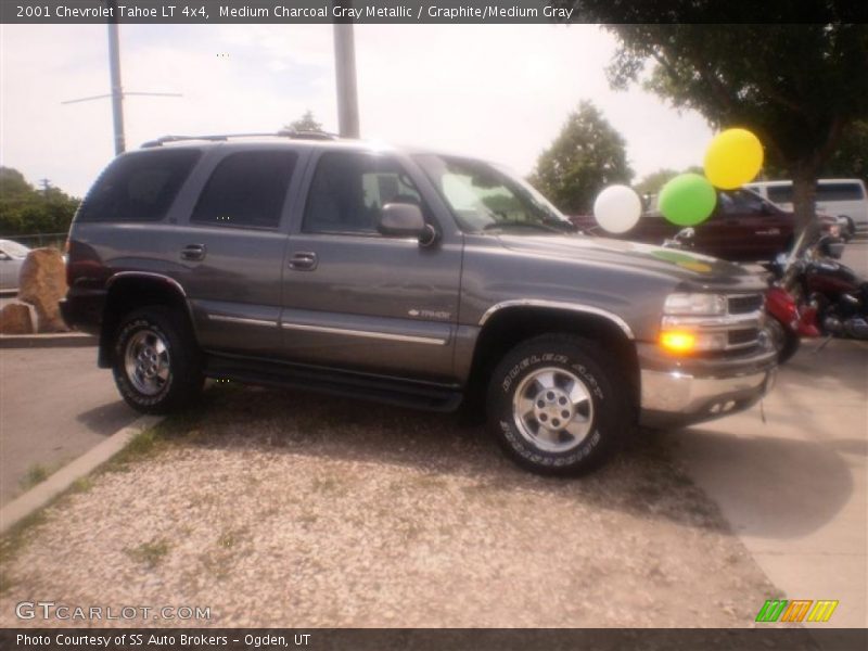Medium Charcoal Gray Metallic / Graphite/Medium Gray 2001 Chevrolet Tahoe LT 4x4