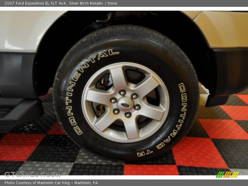 Silver Birch Metallic / Stone 2007 Ford Expedition EL XLT 4x4
