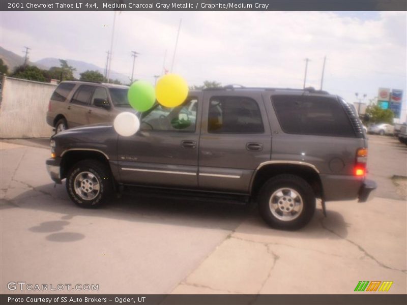 Medium Charcoal Gray Metallic / Graphite/Medium Gray 2001 Chevrolet Tahoe LT 4x4