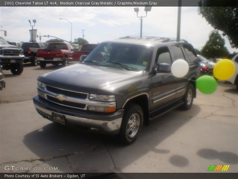 Medium Charcoal Gray Metallic / Graphite/Medium Gray 2001 Chevrolet Tahoe LT 4x4