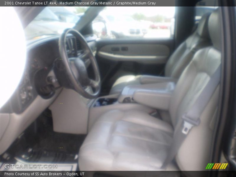 Medium Charcoal Gray Metallic / Graphite/Medium Gray 2001 Chevrolet Tahoe LT 4x4