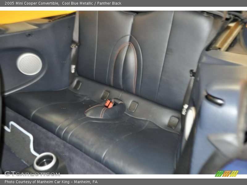 Cool Blue Metallic / Panther Black 2005 Mini Cooper Convertible