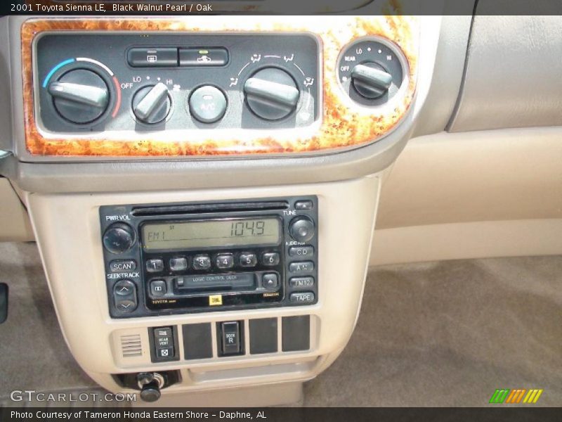 Black Walnut Pearl / Oak 2001 Toyota Sienna LE