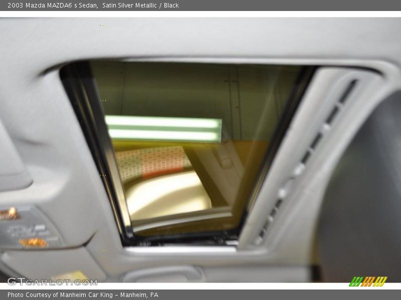 Satin Silver Metallic / Black 2003 Mazda MAZDA6 s Sedan