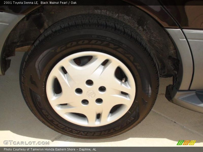 Black Walnut Pearl / Oak 2001 Toyota Sienna LE