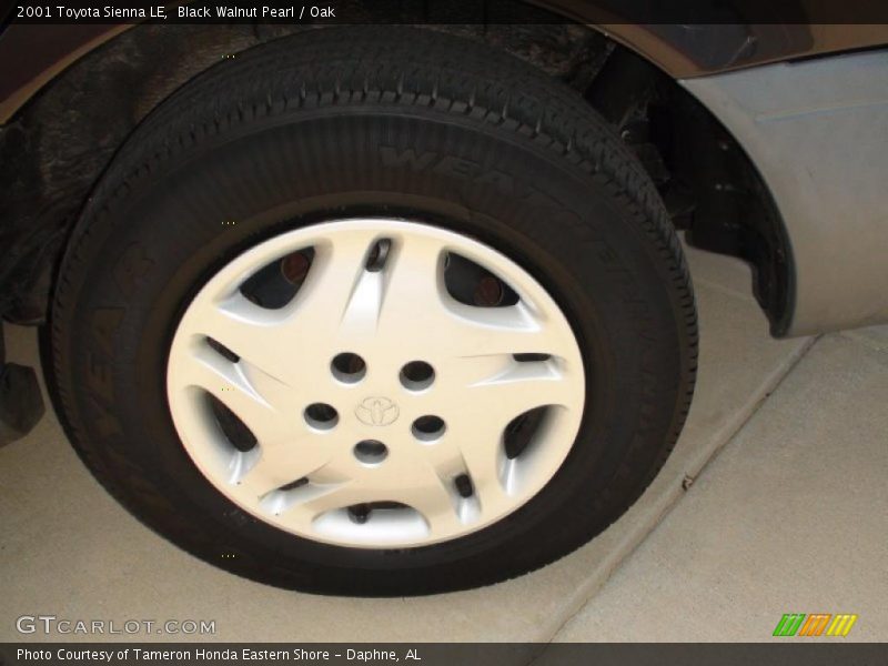 Black Walnut Pearl / Oak 2001 Toyota Sienna LE