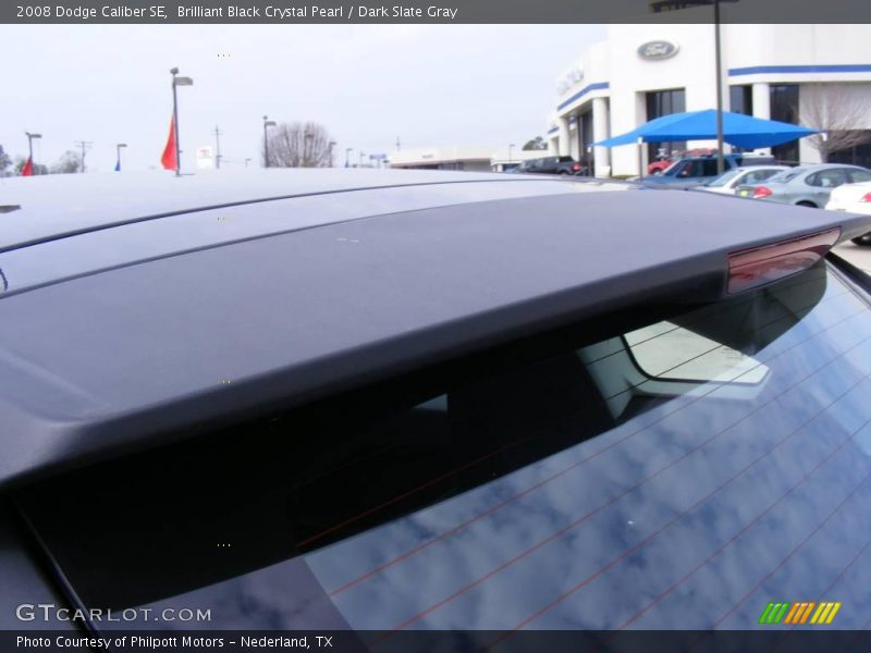 Brilliant Black Crystal Pearl / Dark Slate Gray 2008 Dodge Caliber SE
