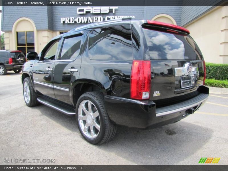 Black Raven / Ebony/Ebony 2009 Cadillac Escalade