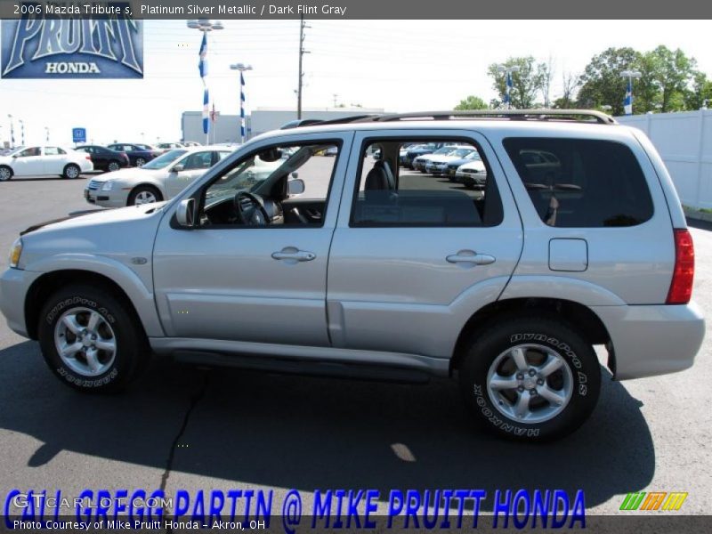 Platinum Silver Metallic / Dark Flint Gray 2006 Mazda Tribute s