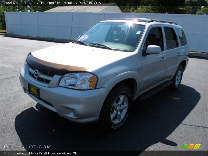 Platinum Silver Metallic / Dark Flint Gray 2006 Mazda Tribute s