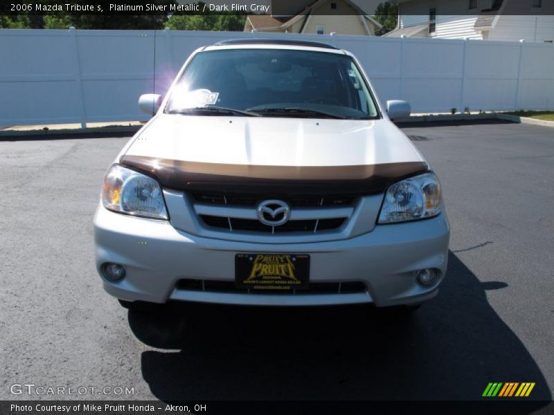 Platinum Silver Metallic / Dark Flint Gray 2006 Mazda Tribute s
