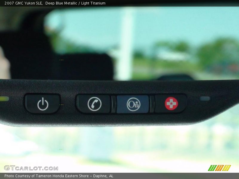 Deep Blue Metallic / Light Titanium 2007 GMC Yukon SLE