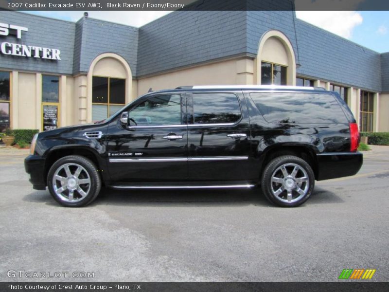 Black Raven / Ebony/Ebony 2007 Cadillac Escalade ESV AWD