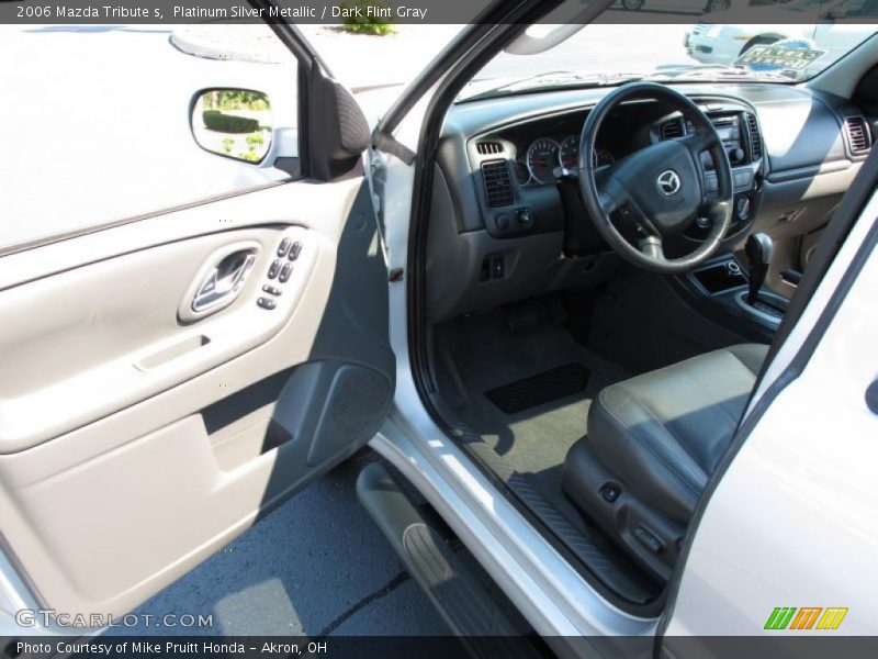 Platinum Silver Metallic / Dark Flint Gray 2006 Mazda Tribute s