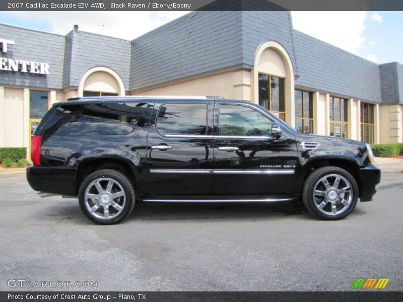 Black Raven / Ebony/Ebony 2007 Cadillac Escalade ESV AWD