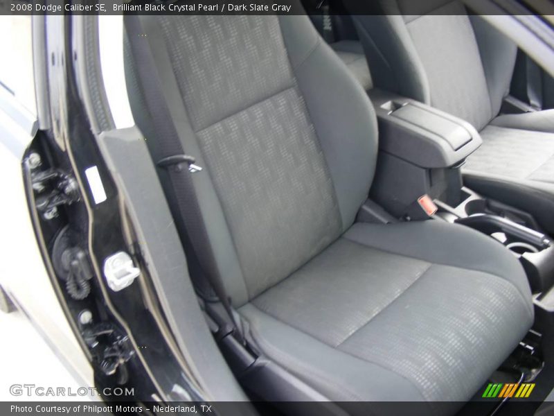 Brilliant Black Crystal Pearl / Dark Slate Gray 2008 Dodge Caliber SE