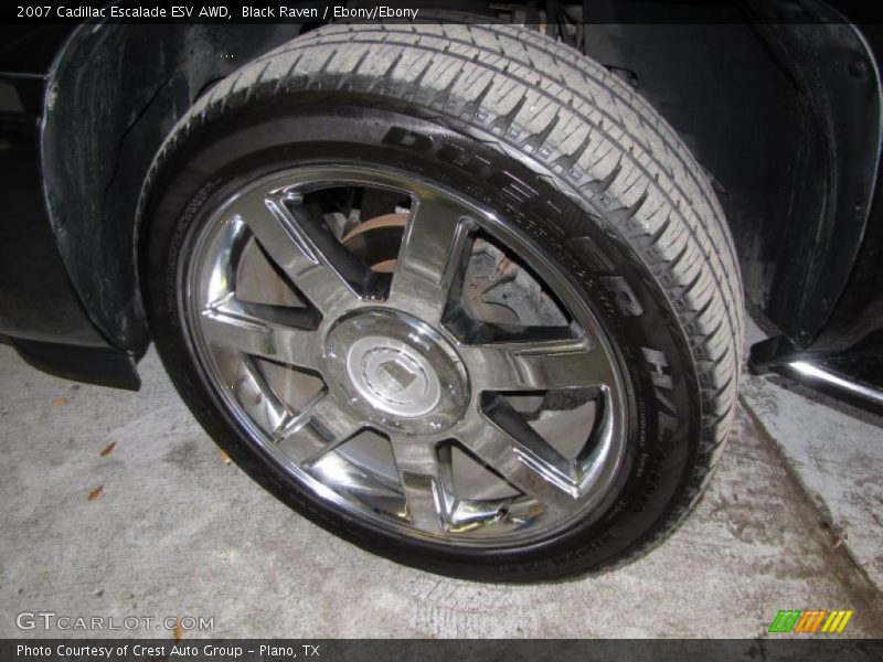 Black Raven / Ebony/Ebony 2007 Cadillac Escalade ESV AWD