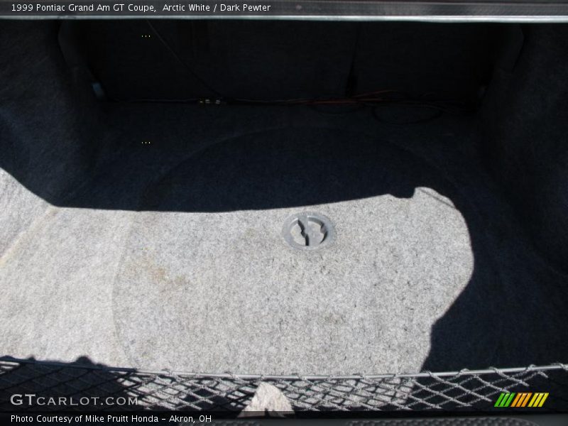 Arctic White / Dark Pewter 1999 Pontiac Grand Am GT Coupe