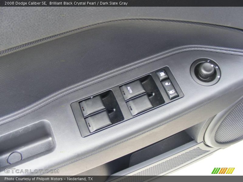 Brilliant Black Crystal Pearl / Dark Slate Gray 2008 Dodge Caliber SE