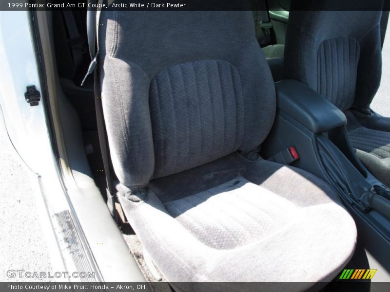 Arctic White / Dark Pewter 1999 Pontiac Grand Am GT Coupe