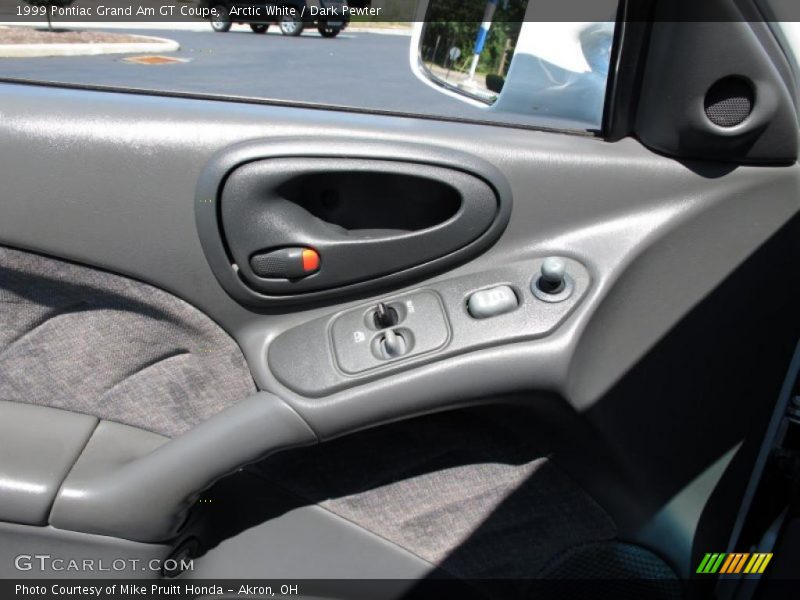Arctic White / Dark Pewter 1999 Pontiac Grand Am GT Coupe