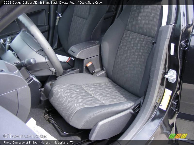 Brilliant Black Crystal Pearl / Dark Slate Gray 2008 Dodge Caliber SE
