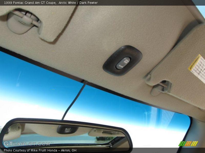 Arctic White / Dark Pewter 1999 Pontiac Grand Am GT Coupe