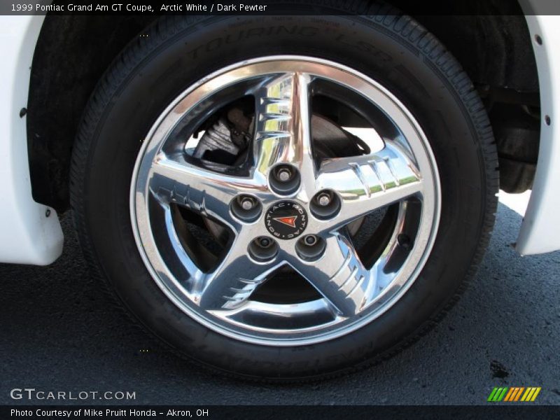 Arctic White / Dark Pewter 1999 Pontiac Grand Am GT Coupe