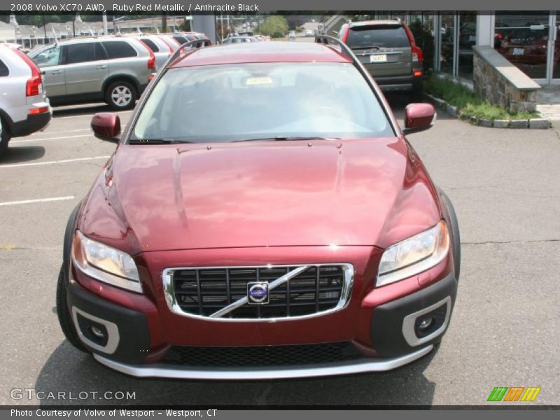 Ruby Red Metallic / Anthracite Black 2008 Volvo XC70 AWD