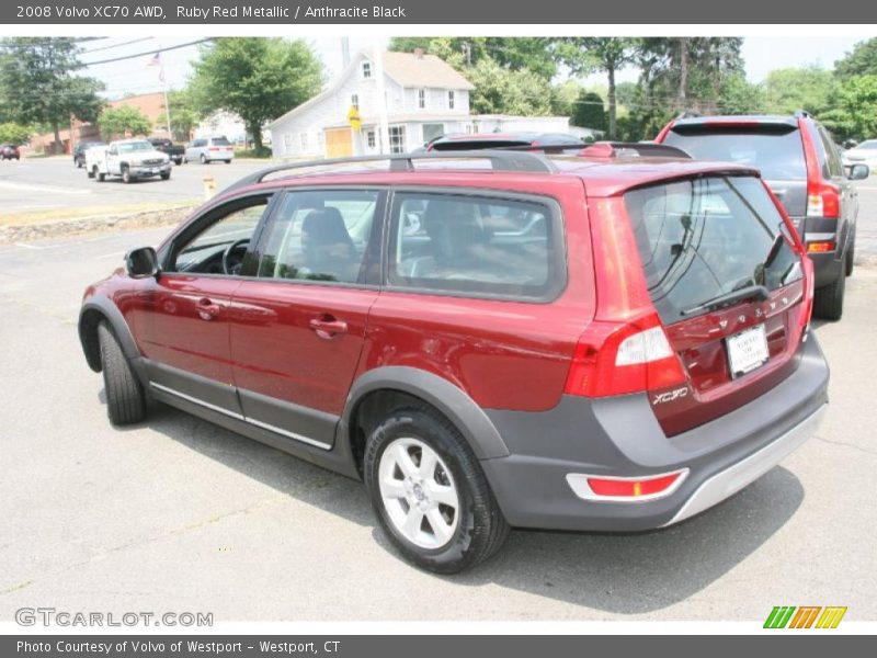 Ruby Red Metallic / Anthracite Black 2008 Volvo XC70 AWD