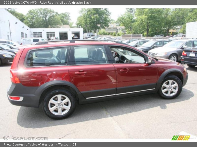 Ruby Red Metallic / Anthracite Black 2008 Volvo XC70 AWD