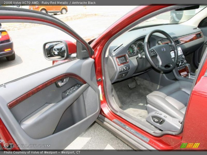 Ruby Red Metallic / Anthracite Black 2008 Volvo XC70 AWD