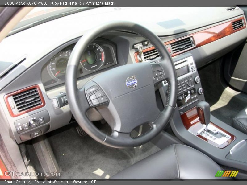 Ruby Red Metallic / Anthracite Black 2008 Volvo XC70 AWD