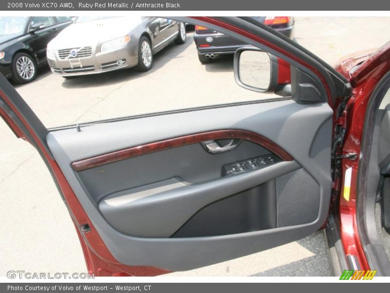Ruby Red Metallic / Anthracite Black 2008 Volvo XC70 AWD