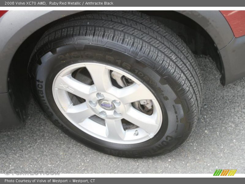 Ruby Red Metallic / Anthracite Black 2008 Volvo XC70 AWD