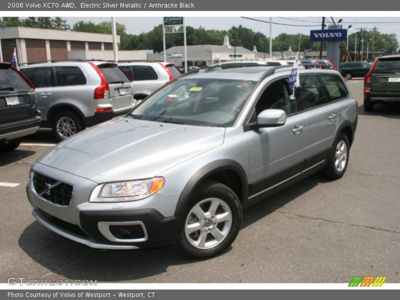 Electric Silver Metallic / Anthracite Black 2008 Volvo XC70 AWD