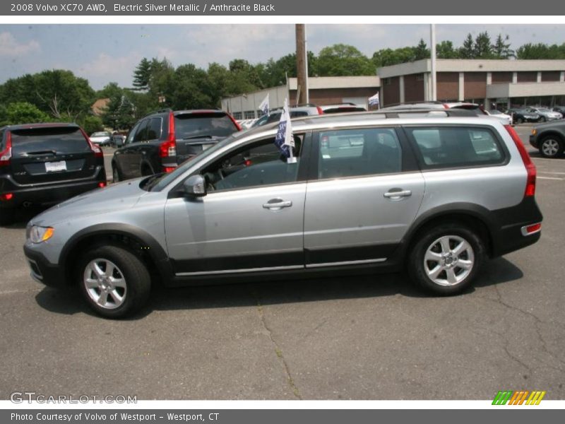 Electric Silver Metallic / Anthracite Black 2008 Volvo XC70 AWD