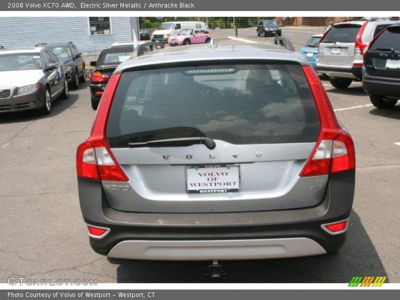 Electric Silver Metallic / Anthracite Black 2008 Volvo XC70 AWD