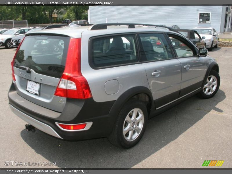 Electric Silver Metallic / Anthracite Black 2008 Volvo XC70 AWD
