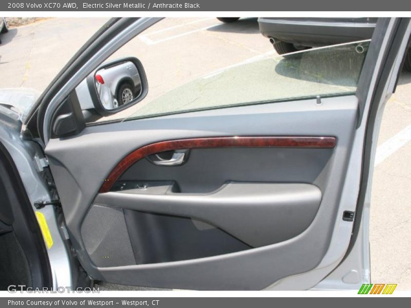 Electric Silver Metallic / Anthracite Black 2008 Volvo XC70 AWD