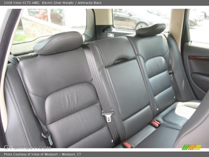 Electric Silver Metallic / Anthracite Black 2008 Volvo XC70 AWD