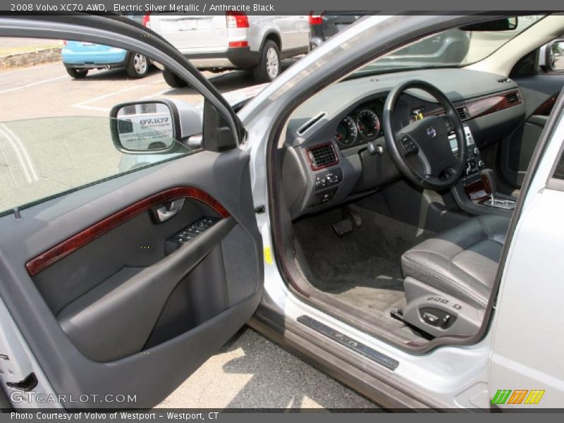 Electric Silver Metallic / Anthracite Black 2008 Volvo XC70 AWD