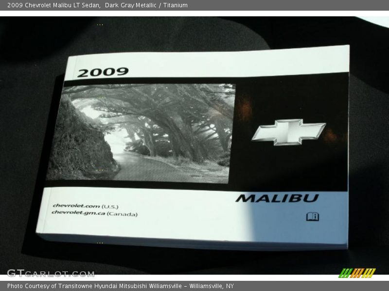Dark Gray Metallic / Titanium 2009 Chevrolet Malibu LT Sedan