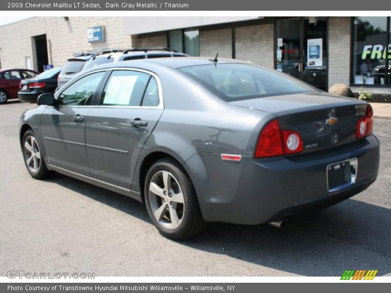 Dark Gray Metallic / Titanium 2009 Chevrolet Malibu LT Sedan