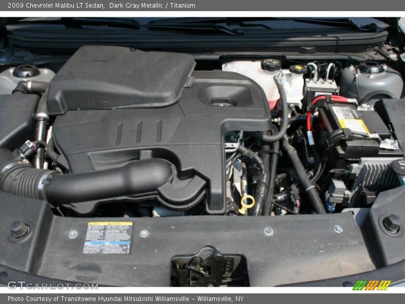 Dark Gray Metallic / Titanium 2009 Chevrolet Malibu LT Sedan