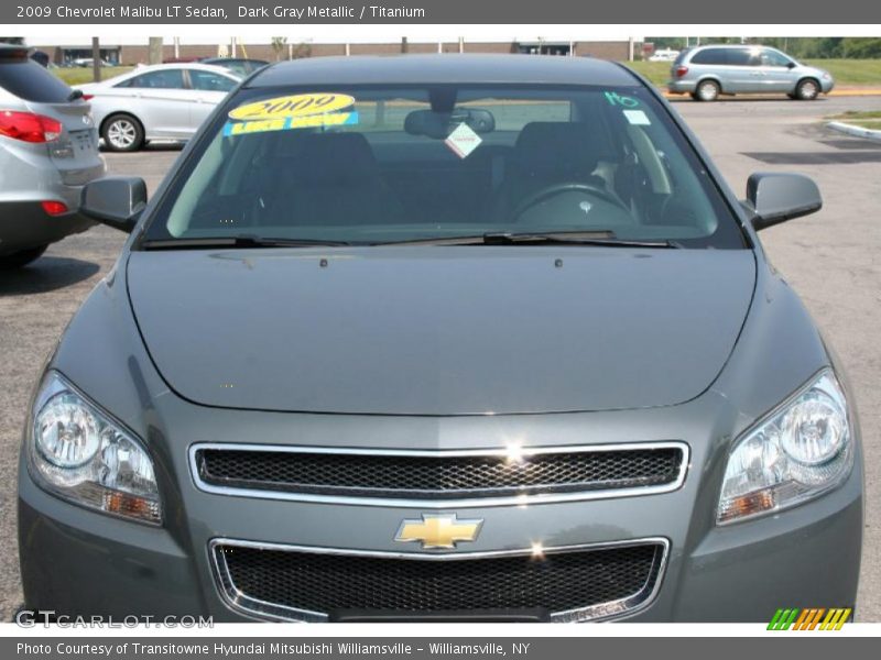 Dark Gray Metallic / Titanium 2009 Chevrolet Malibu LT Sedan
