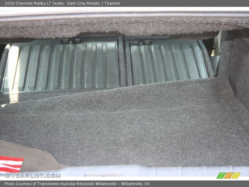 Dark Gray Metallic / Titanium 2009 Chevrolet Malibu LT Sedan